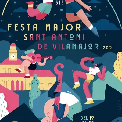 Poster Festa Major Sant Antoni de Vilamajor – 2021